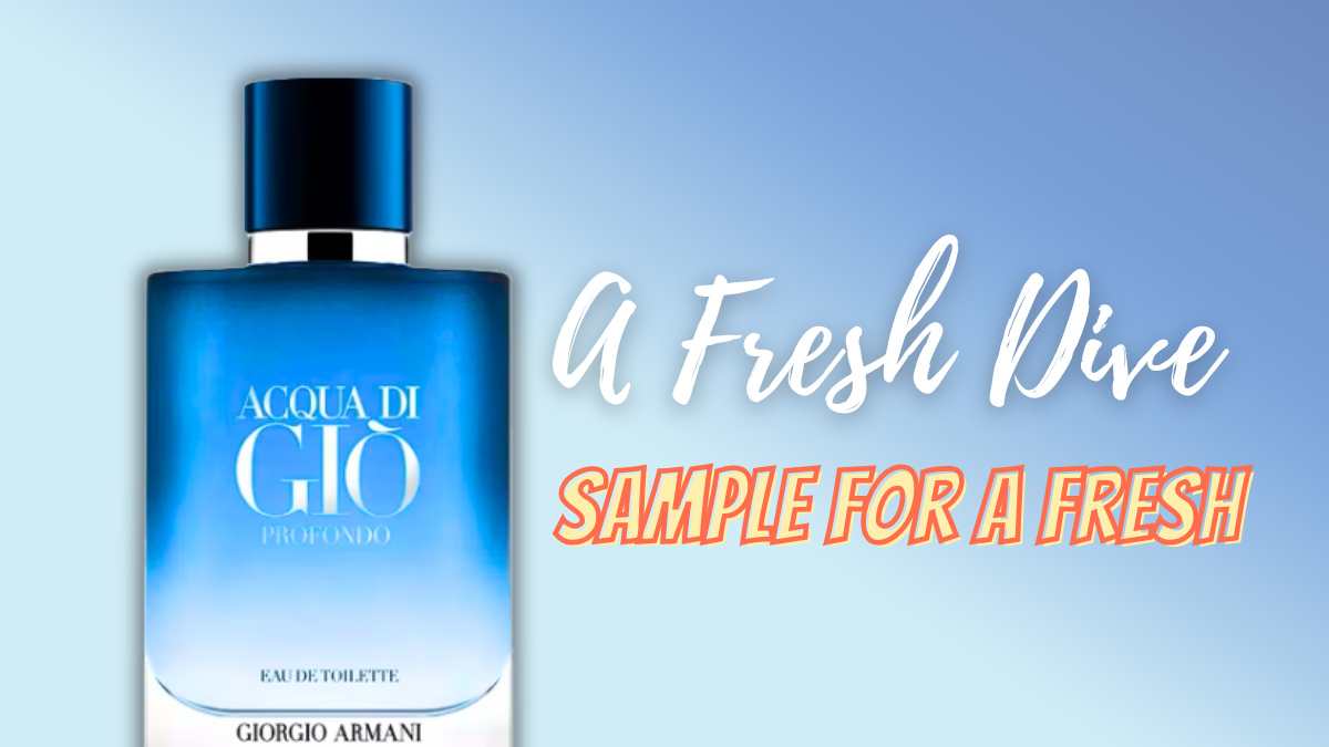 Giorgio Armani Acqua di Giò Profondo EDT 2025 A Fresh Dive